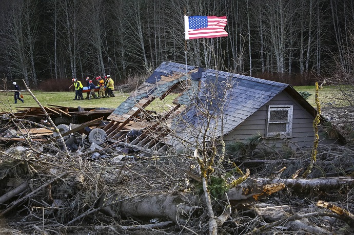 Washington Eyaleti'ndeki heyelan felaketinde 14 kişi öldü